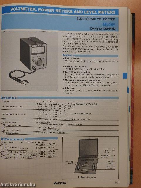 Electronic Measuring Instruments 1985-1986