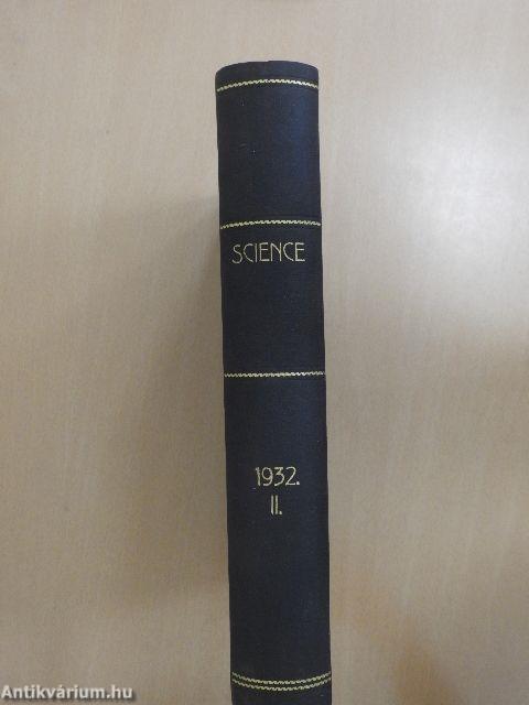 Science July-December 1932. (fél évfolyam)