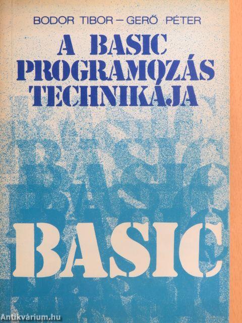 A BASIC programozás technikája