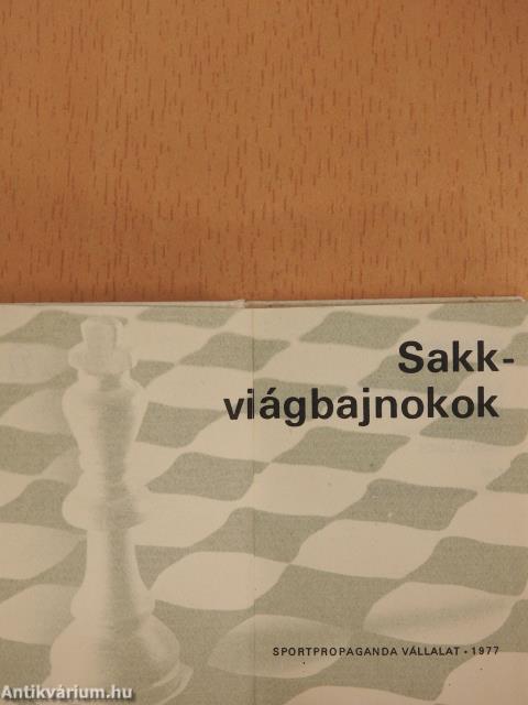 Sakk-világbajnokok (minikönyv)