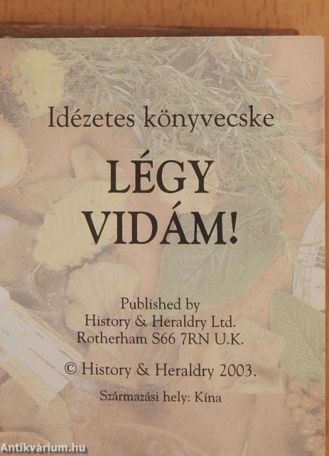 Légy vidám! (minikönyv)