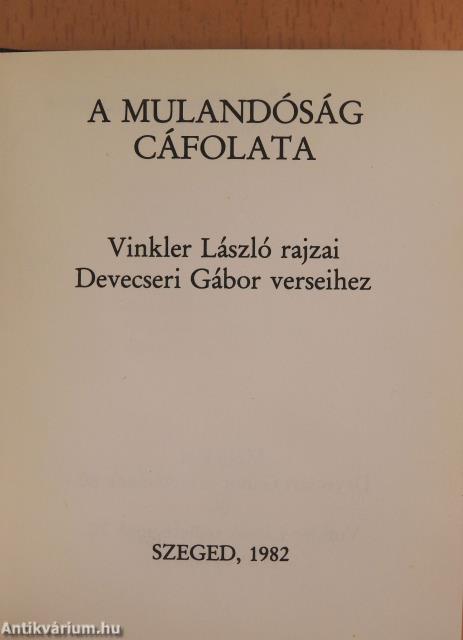 A mulandóság cáfolata (minikönyv)