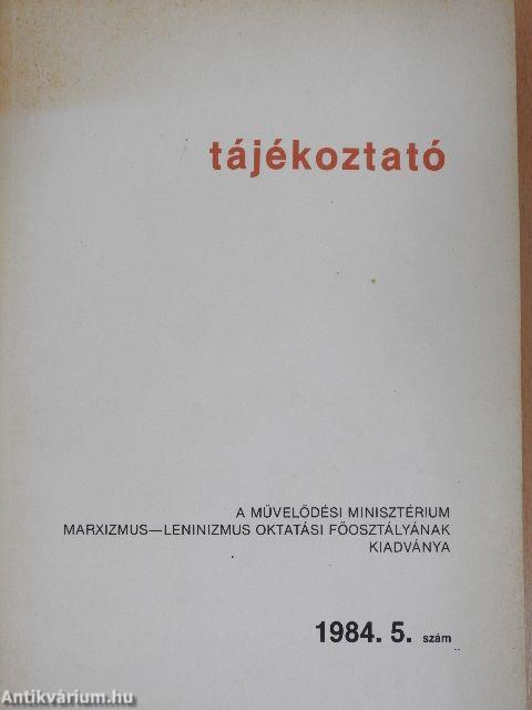 Tájékoztató 1984/5.