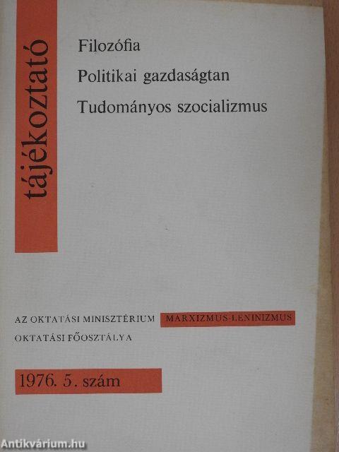 Tájékoztató 1976/5.