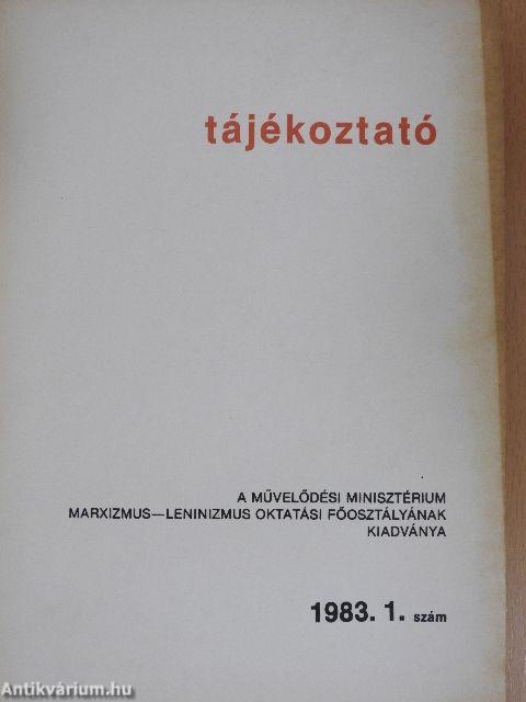 Tájékoztató 1983/1.