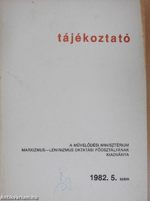 Tájékoztató 1982/5.