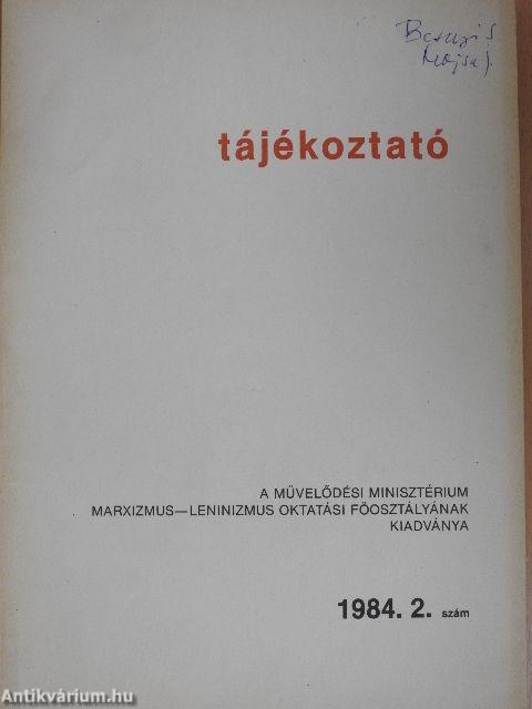 Tájékoztató 1984/2.