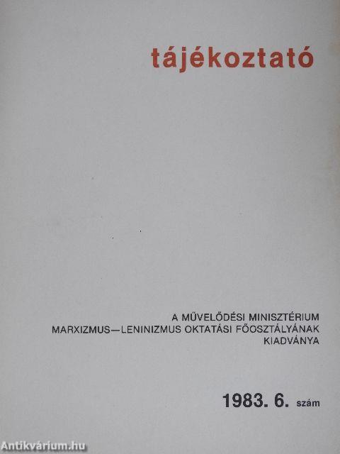 Tájékoztató 1983/6.