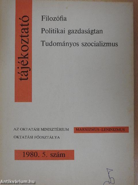 Tájékoztató 1980/5.