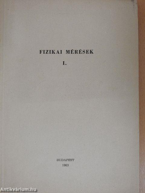 Fizikai mérések I.