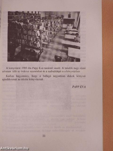 A szegedi Széchenyi István Gimnázium és Szakközépiskola jubileumi évkönyve 1995