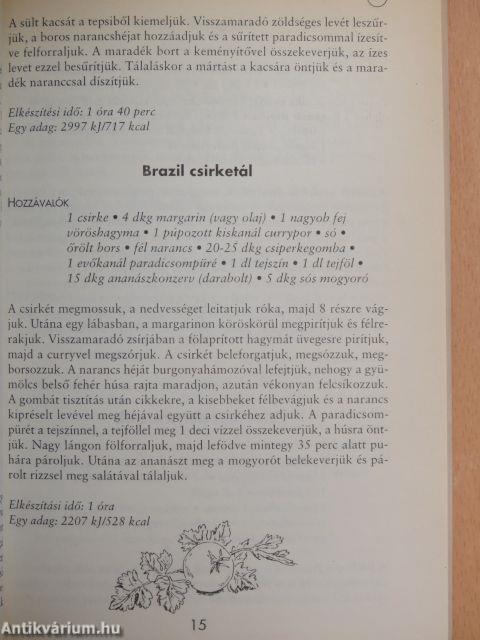 Szárnyas finomságok