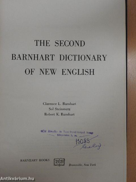 The Second Barnhart Dictionary of New English