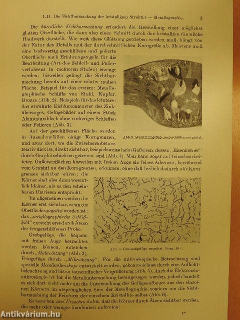 Die Metallischen werkstoffe des Maschinenbaues