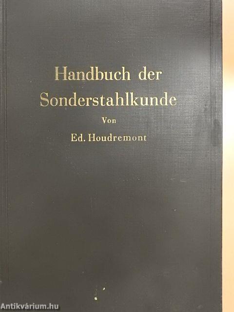 Handbuch der Sonderstahlkunde