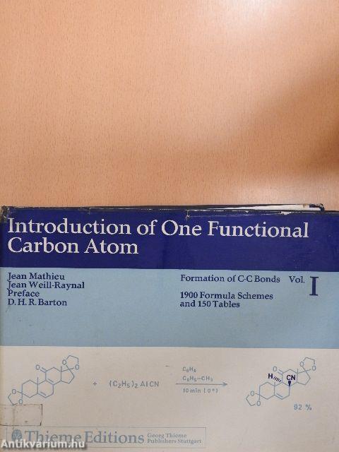 Formation of C-C Bonds I.