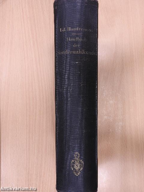 Handbuch der Sonderstahlkunde