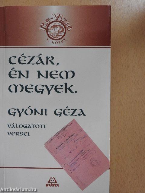 Cézár, én nem megyek