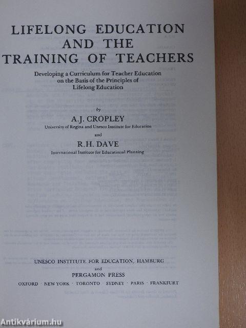 Lifelong education and the training of teachers