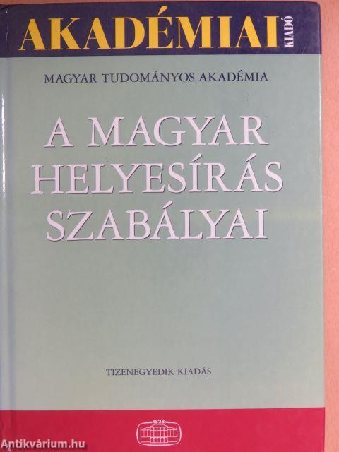 A magyar helyesírás szabályai