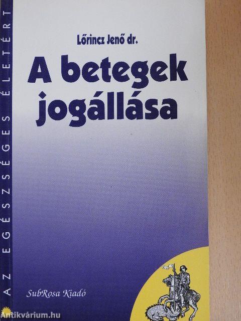 A betegek jogállása