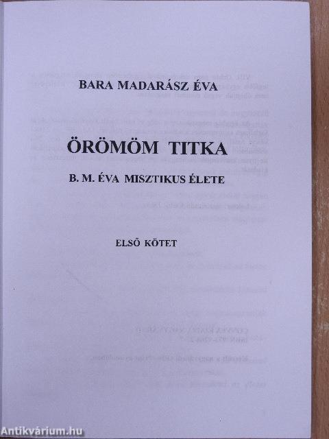 Örömöm titka I.