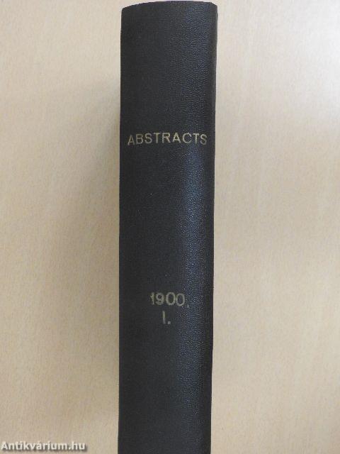 Journal of the Chemical Society 1900/I.