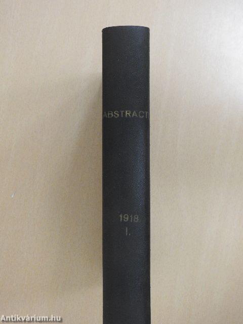 Journal of the Chemical Society 1918/I.