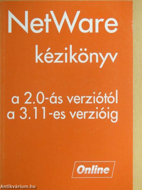 NetWare kézikönyv a 2.0-ás verziótól a 3.11-es verzióig