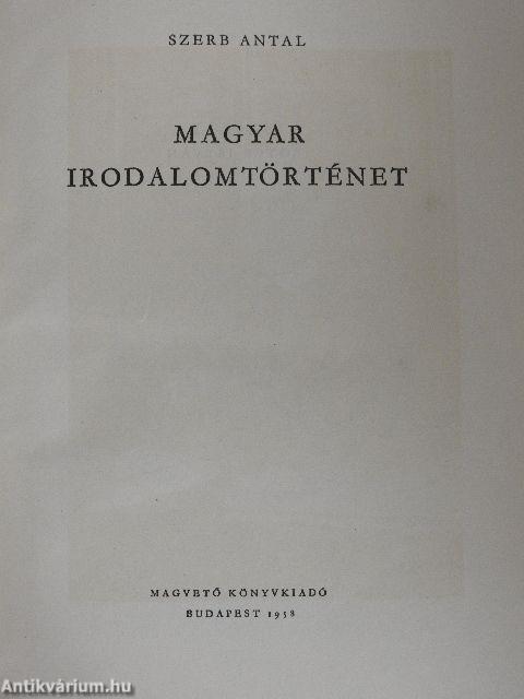 Magyar irodalomtörténet