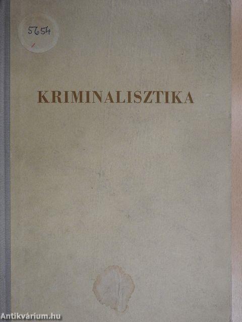 Kriminalisztika