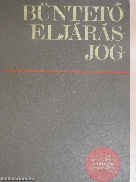 Büntető eljárásjog