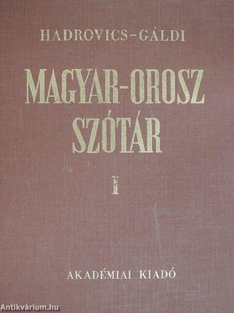 Magyar-orosz szótár I-II.