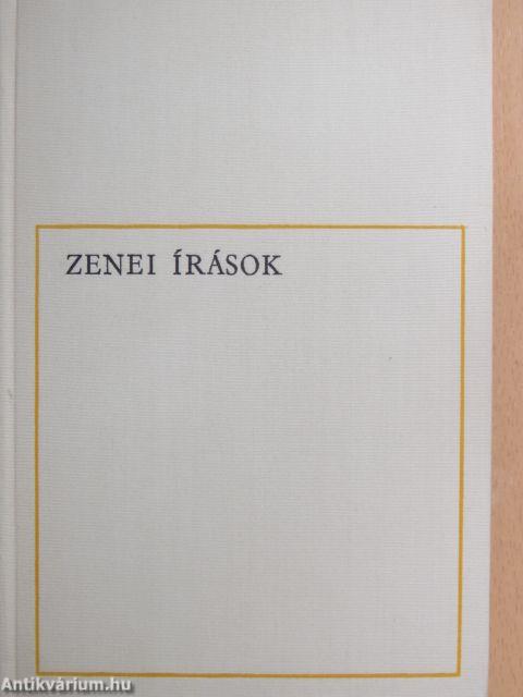 Zenei írások