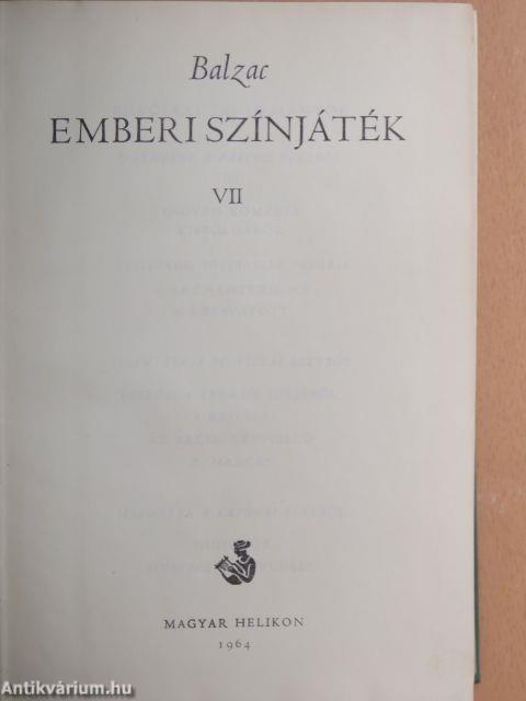 Emberi színjáték VII.