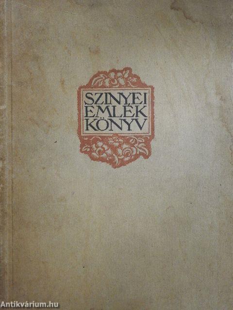 Szinyei emlékkönyv