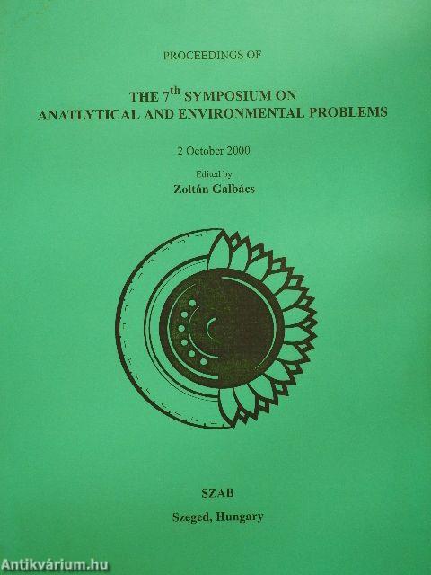 Proceedings of the 7th Symposium on Analytical and Environmental Problems