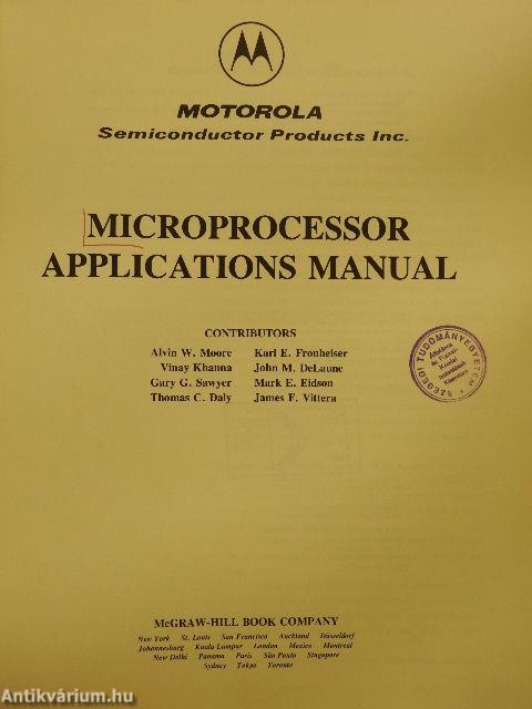 Microprocessor Applications Manual