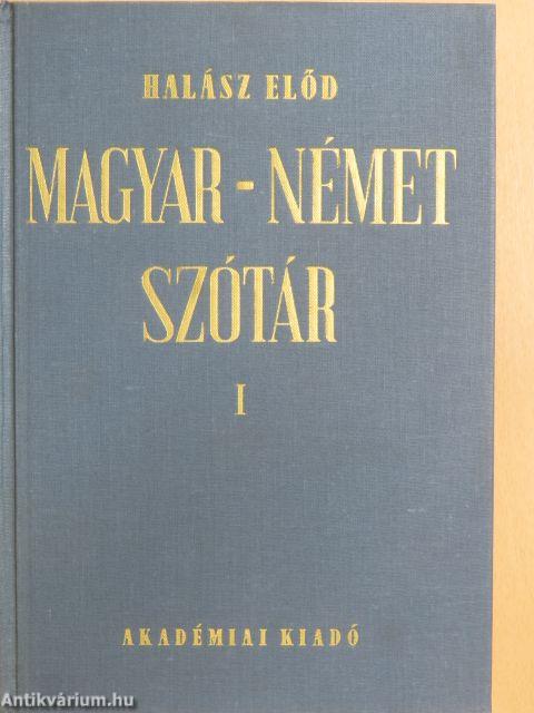 Magyar-német szótár I-II.