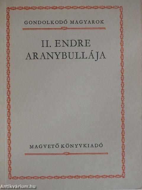 II. Endre Aranybullája