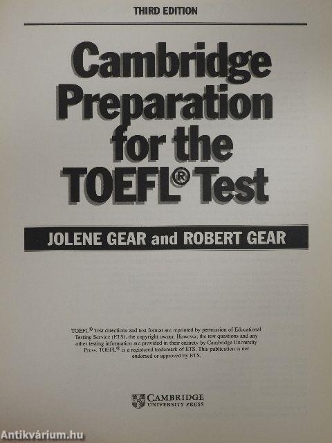 Cambridge Preparation for the TOEFL Test - 5 db CD-vel