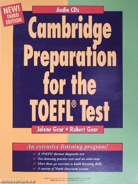 Cambridge Preparation for the TOEFL Test - 5 db CD-vel