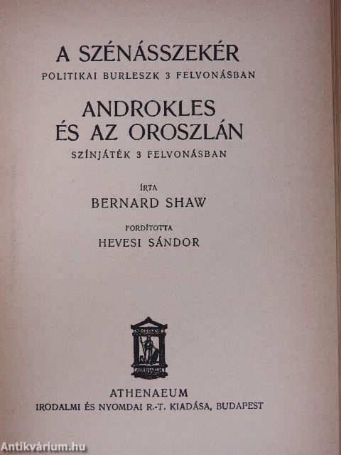 Caesar és Cleopatra/A szénásszekér/Androkles és az oroszlán