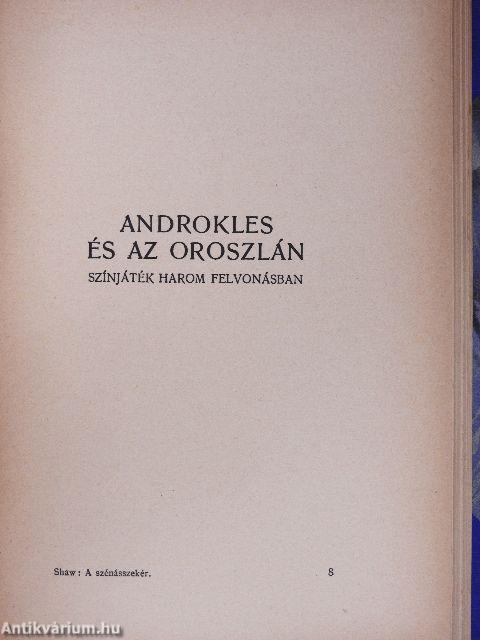 Caesar és Cleopatra/A szénásszekér/Androkles és az oroszlán