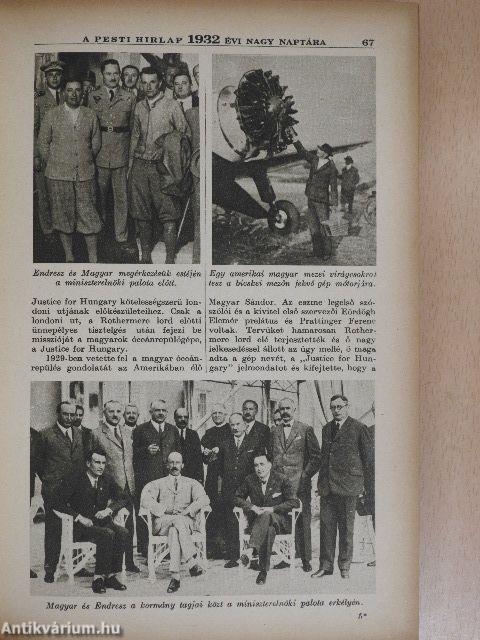 A Pesti Hirlap Nagy Naptára az 1932. szökő évre