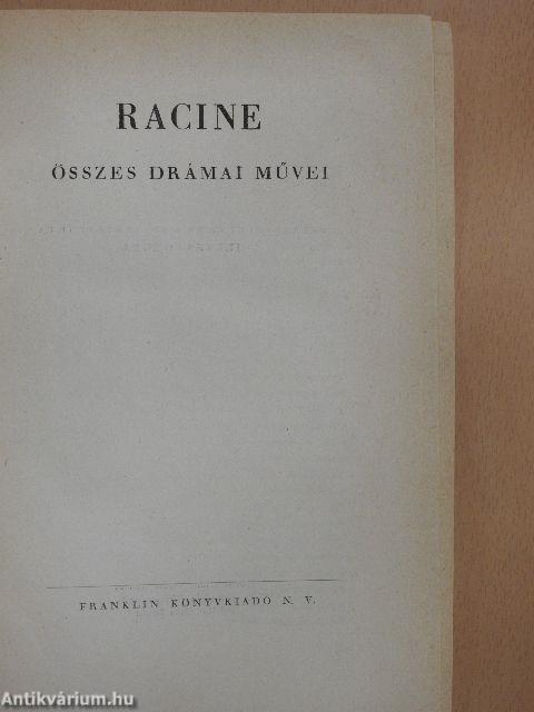 Racine összes drámai művei