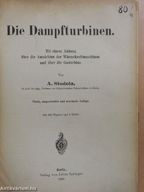 Die Dampfturbinen