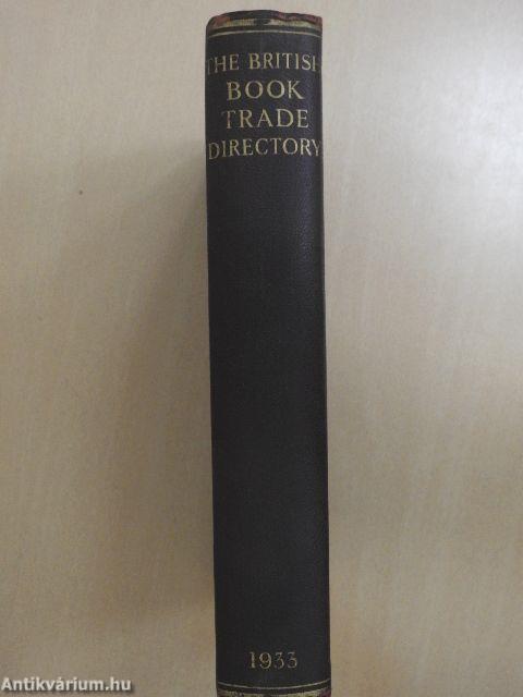 The British Book Trade Directory 1933