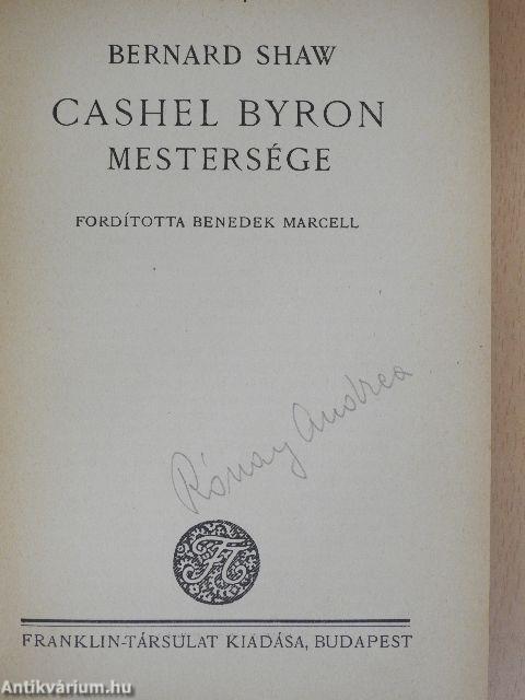 Cashel Byron mestersége
