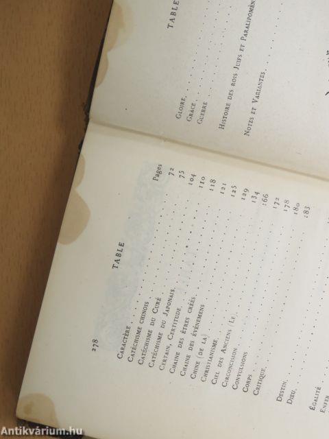 Oeuvres choisies de Voltaire I-II.